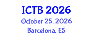 International Conference on Taxonomy and Biodiversity (ICTB) October 25, 2026 - Barcelona, Spain International Conference on Taxonomy and Biodiversity (ICTB) October 25, 2026 - Barcelona, Spain