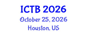 International Conference on Taxonomy and Biodiversity (ICTB) October 25, 2026 - Houston, United States International Conference on Taxonomy and Biodiversity (ICTB) October 25, 2026 - Houston, United States