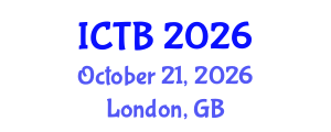 International Conference on Taxonomy and Biodiversity (ICTB) October 21, 2026 - London, United Kingdom International Conference on Taxonomy and Biodiversity (ICTB) October 21, 2026 - London, United Kingdom