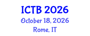 International Conference on Taxonomy and Biodiversity (ICTB) October 18, 2026 - Rome, Italy International Conference on Taxonomy and Biodiversity (ICTB) October 18, 2026 - Rome, Italy