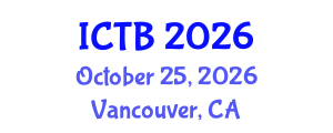 International Conference on Taxonomy and Biodiversity (ICTB) October 25, 2026 - Vancouver, Canada International Conference on Taxonomy and Biodiversity (ICTB) October 25, 2026 - Vancouver, Canada