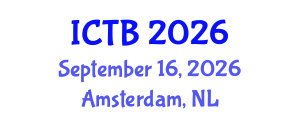 International Conference on Taxonomy and Biodiversity (ICTB) September 16, 2026 - Amsterdam, Netherlands International Conference on Taxonomy and Biodiversity (ICTB) September 16, 2026 - Amsterdam, Netherlands