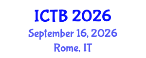 International Conference on Taxonomy and Biodiversity (ICTB) September 16, 2026 - Rome, Italy International Conference on Taxonomy and Biodiversity (ICTB) September 16, 2026 - Rome, Italy