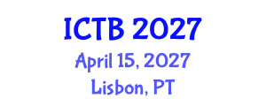 International Conference on Taxonomy and Biodiversity (ICTB) April 15, 2027 - Lisbon, Portugal