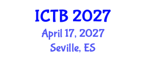 International Conference on Taxonomy and Biodiversity (ICTB) April 17, 2027 - Seville, Spain International Conference on Taxonomy and Biodiversity (ICTB) April 17, 2027 - Seville, Spain