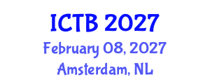 International Conference on Taxonomy and Biodiversity (ICTB) February 08, 2027 - Amsterdam, Netherlands International Conference on Taxonomy and Biodiversity (ICTB) February 08, 2027 - Amsterdam, Netherlands