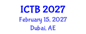 International Conference on Taxonomy and Biodiversity (ICTB) February 15, 2027 - Dubai, United Arab Emirates International Conference on Taxonomy and Biodiversity (ICTB) February 15, 2027 - Dubai, United Arab Emirates
