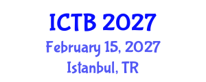 International Conference on Taxonomy and Biodiversity (ICTB) February 15, 2027 - Istanbul, Turkey International Conference on Taxonomy and Biodiversity (ICTB) February 15, 2027 - Istanbul, Turkey