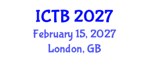 International Conference on Taxonomy and Biodiversity (ICTB) February 15, 2027 - London, United Kingdom International Conference on Taxonomy and Biodiversity (ICTB) February 15, 2027 - London, United Kingdom