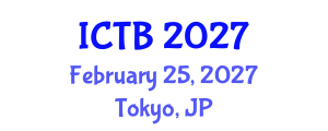 International Conference on Taxonomy and Biodiversity (ICTB) February 25, 2027 - Tokyo, Japan International Conference on Taxonomy and Biodiversity (ICTB) February 25, 2027 - Tokyo, Japan