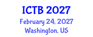 International Conference on Taxonomy and Biodiversity (ICTB) February 24, 2027 - Washington, United States International Conference on Taxonomy and Biodiversity (ICTB) February 24, 2027 - Washington, United States