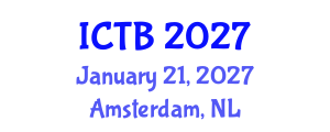 International Conference on Taxonomy and Biodiversity (ICTB) January 21, 2027 - Amsterdam, Netherlands