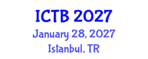 International Conference on Taxonomy and Biodiversity (ICTB) January 28, 2027 - Istanbul, Turkey International Conference on Taxonomy and Biodiversity (ICTB) January 28, 2027 - Istanbul, Turkey