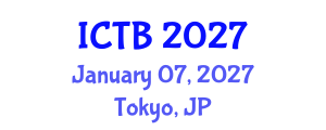 International Conference on Taxonomy and Biodiversity (ICTB) January 07, 2027 - Tokyo, Japan
