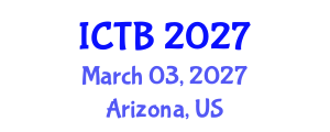 International Conference on Taxonomy and Biodiversity (ICTB) March 03, 2027 - Arizona, United States International Conference on Taxonomy and Biodiversity (ICTB) March 03, 2027 - Arizona, United States