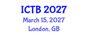 International Conference on Taxonomy and Biodiversity (ICTB) March 15, 2027 - London, United Kingdom International Conference on Taxonomy and Biodiversity (ICTB) March 15, 2027 - London, United Kingdom