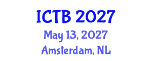 International Conference on Taxonomy and Biodiversity (ICTB) May 13, 2027 - Amsterdam, Netherlands International Conference on Taxonomy and Biodiversity (ICTB) May 13, 2027 - Amsterdam, Netherlands