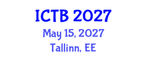 International Conference on Taxonomy and Biodiversity (ICTB) May 15, 2027 - Tallinn, Estonia