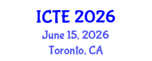 International Conference on Teacher Education (ICTE) June 15, 2026 - Toronto, Canada