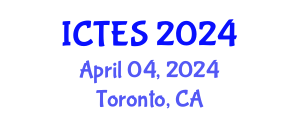 International Conference on Teaching and Education Sciences (ICTES) April 04, 2024 - Toronto, Canada