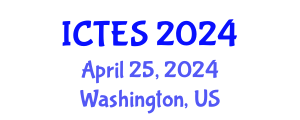 International Conference on Teaching and Education Sciences (ICTES) April 25, 2024 - Washington, United States
