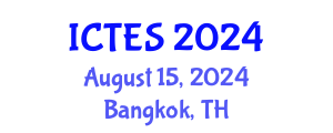International Conference on Teaching and Education Sciences (ICTES) August 15, 2024 - Bangkok, Thailand
