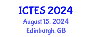 International Conference on Teaching and Education Sciences (ICTES) August 15, 2024 - Edinburgh, United Kingdom