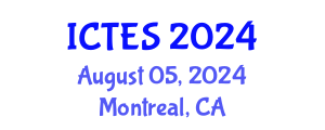 International Conference on Teaching and Education Sciences (ICTES) August 05, 2024 - Montreal, Canada