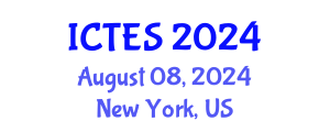 International Conference on Teaching and Education Sciences (ICTES) August 08, 2024 - New York, United States