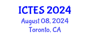 International Conference on Teaching and Education Sciences (ICTES) August 08, 2024 - Toronto, Canada