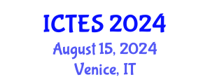International Conference on Teaching and Education Sciences (ICTES) August 15, 2024 - Venice, Italy