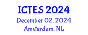 International Conference on Teaching and Education Sciences (ICTES) December 02, 2024 - Amsterdam, Netherlands