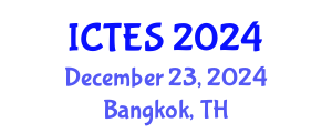 International Conference on Teaching and Education Sciences (ICTES) December 23, 2024 - Bangkok, Thailand