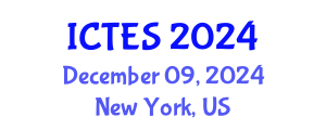 International Conference on Teaching and Education Sciences (ICTES) December 09, 2024 - New York, United States