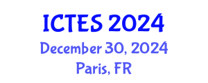 International Conference on Teaching and Education Sciences (ICTES) December 30, 2024 - Paris, France