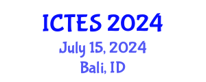 International Conference on Teaching and Education Sciences (ICTES) July 15, 2024 - Bali, Indonesia