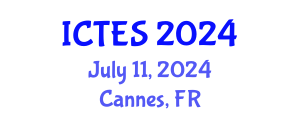International Conference on Teaching and Education Sciences (ICTES) July 11, 2024 - Cannes, France