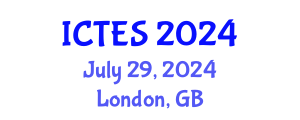 International Conference on Teaching and Education Sciences (ICTES) July 29, 2024 - London, United Kingdom