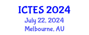 International Conference on Teaching and Education Sciences (ICTES) July 22, 2024 - Melbourne, Australia