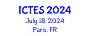 International Conference on Teaching and Education Sciences (ICTES) July 18, 2024 - Paris, France