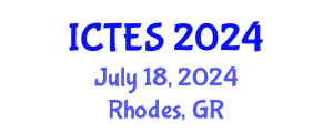 International Conference on Teaching and Education Sciences (ICTES) July 18, 2024 - Rhodes, Greece