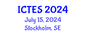 International Conference on Teaching and Education Sciences (ICTES) July 15, 2024 - Stockholm, Sweden