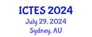 International Conference on Teaching and Education Sciences (ICTES) July 29, 2024 - Sydney, Australia