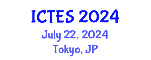 International Conference on Teaching and Education Sciences (ICTES) July 22, 2024 - Tokyo, Japan