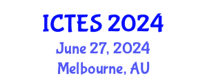 International Conference on Teaching and Education Sciences (ICTES) June 27, 2024 - Melbourne, Australia