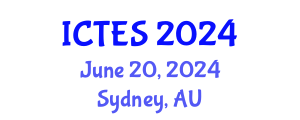 International Conference on Teaching and Education Sciences (ICTES) June 20, 2024 - Sydney, Australia