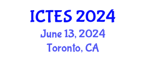 International Conference on Teaching and Education Sciences (ICTES) June 13, 2024 - Toronto, Canada