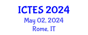 International Conference on Teaching and Education Sciences (ICTES) May 02, 2024 - Rome, Italy