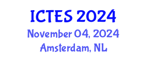 International Conference on Teaching and Education Sciences (ICTES) November 04, 2024 - Amsterdam, Netherlands