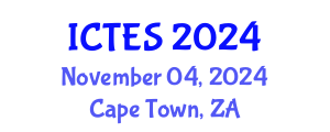 International Conference on Teaching and Education Sciences (ICTES) November 04, 2024 - Cape Town, South Africa